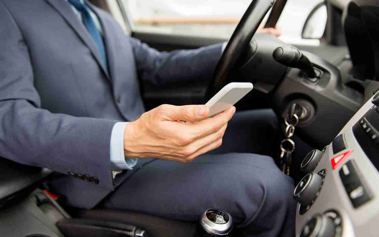 Showing efforts to fight distracted driving accidents, including laws, education, technology, work policies, and enforcement to prevent dangerous driving behavior.