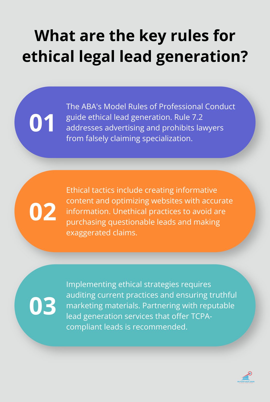 Infographic: What are the key rules for ethical legal lead generation?