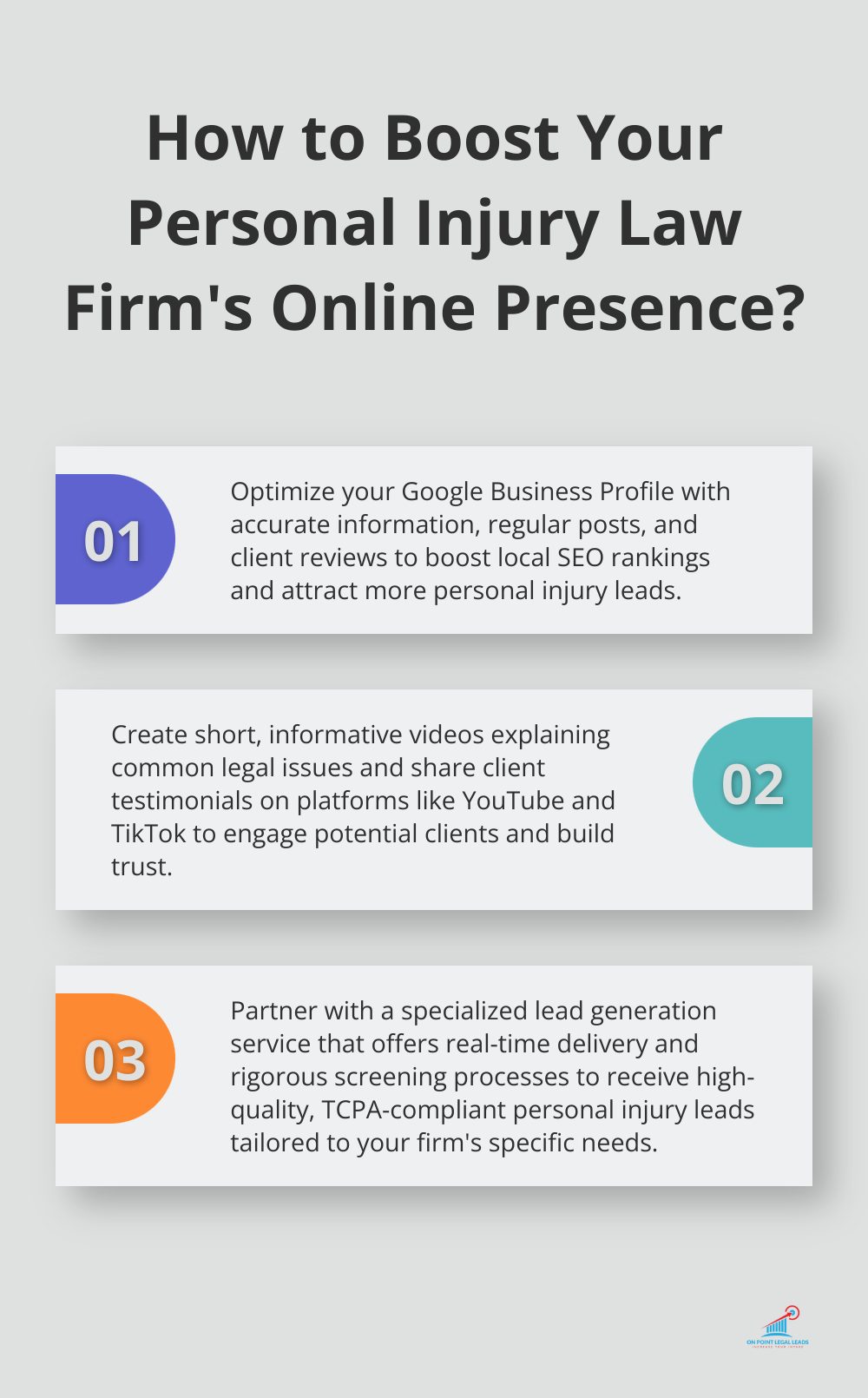 Infographic: How to Boost Your Personal Injury Law Firm's Online Presence?