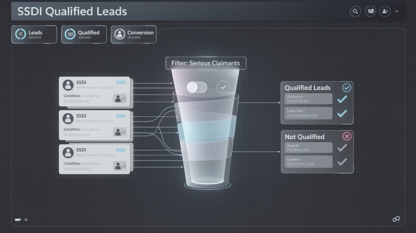 SSDI Qualified Leads: Filtering For Serious Claimants